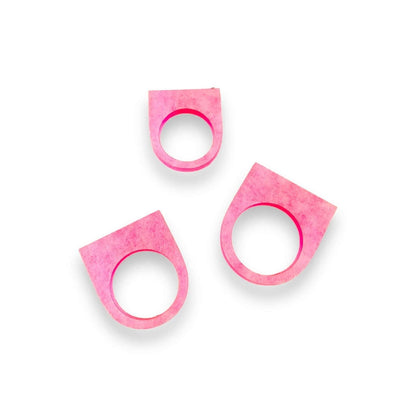 Crafty Cuts Laser Put a ring on it! 4 pce Set - 4 Designs - 4 Sizes