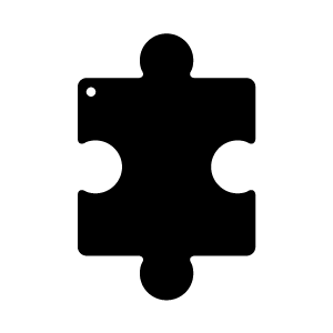 Crafty Cuts Laser Puzzle Cabochon - 2 Pair
