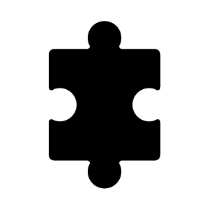 Crafty Cuts Laser Puzzle Cabochon - 2 Pair