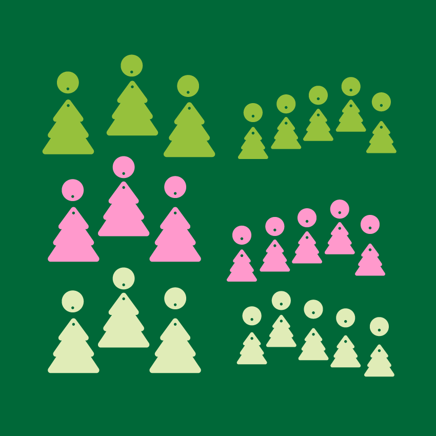 Crafty Cuts Laser Quickmas - Pine Tree & Charm - Triple Treat Set!