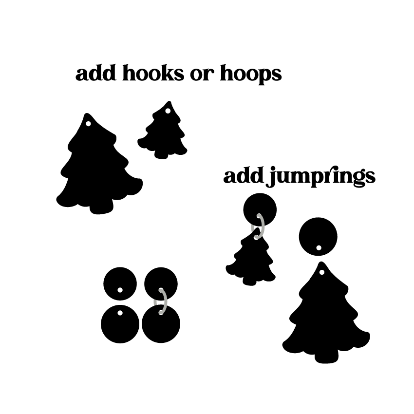 Crafty Cuts Laser Quickmas - Woodland Tree and Charm Set