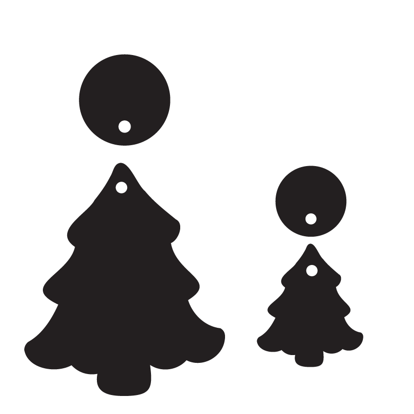 Crafty Cuts Laser Quickmas - Woodland Tree and Charm Set