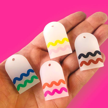 Crafty Cuts Laser Ric Rac Arches - 3 Pair Set - 4 colourways