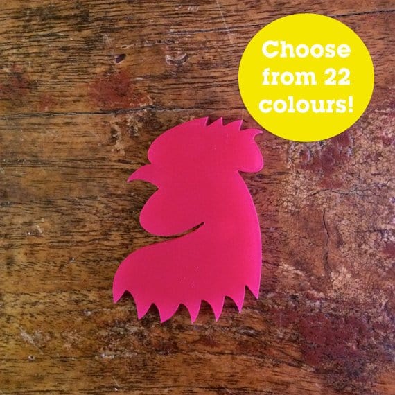 Crafty Cuts Laser Rooster: Two Pair