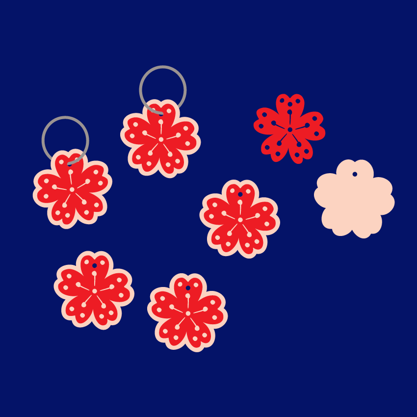 Crafty Cuts Laser Sakura Stacker - 4 Pair Set