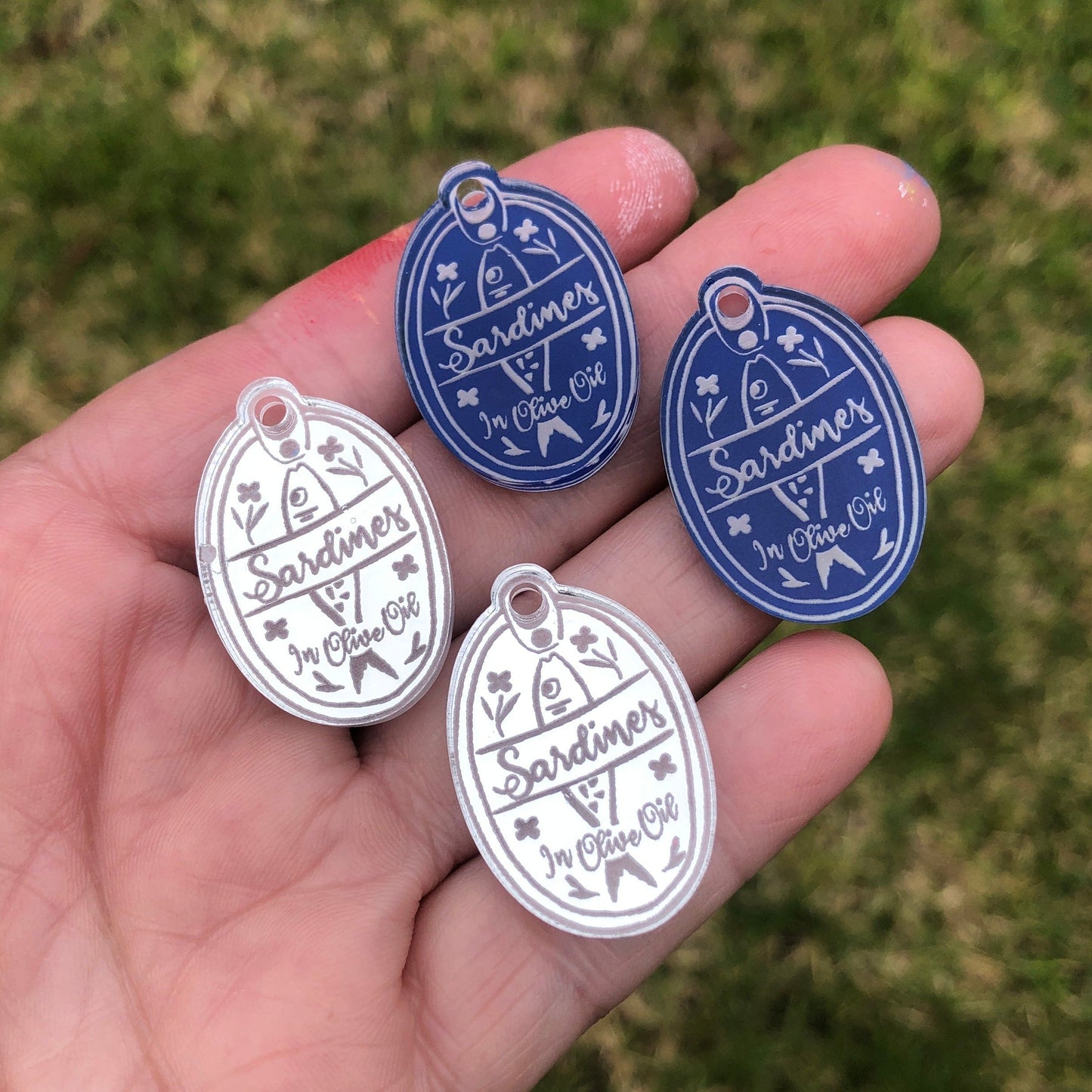 Crafty Cuts Laser  Sardine Tin Fancy Charms