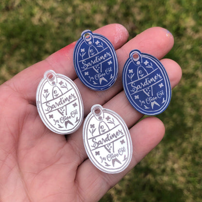 Crafty Cuts Laser  Sardine Tin Fancy Charms