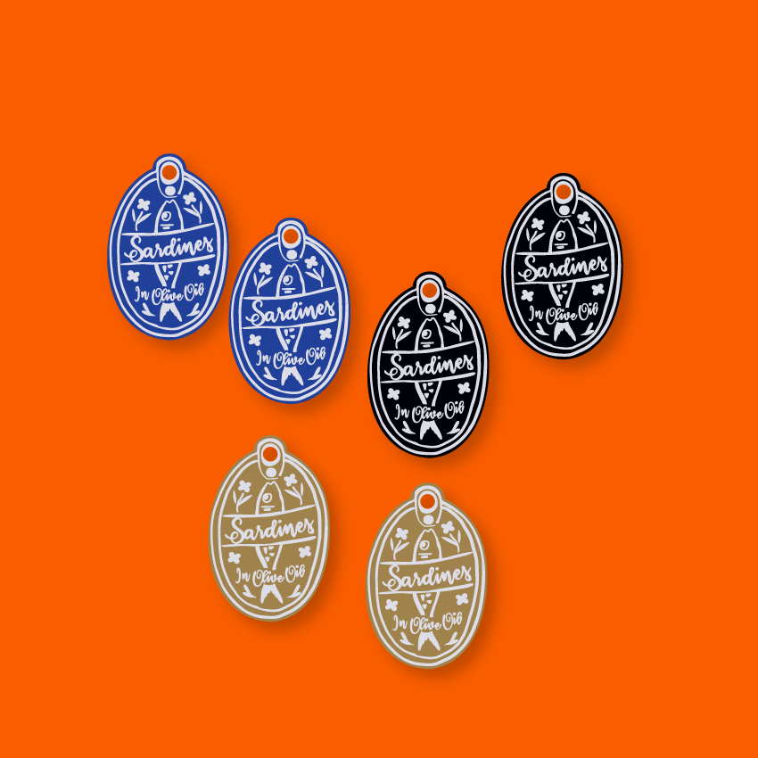 Crafty Cuts Laser  Sardine Tin Fancy Charms