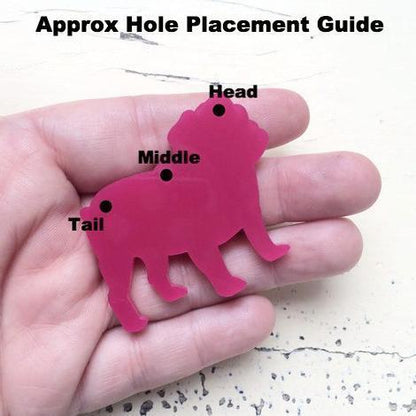 Crafty Cuts Laser Scotty Dog - 2 Pair