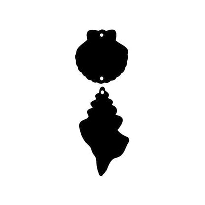 Crafty Cuts Laser Sea Shells - 3 Pairs Set