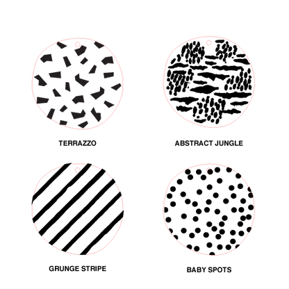 Crafty Cuts Laser Series 1: Etched Disc for Paint Fill - 10 pce Pack