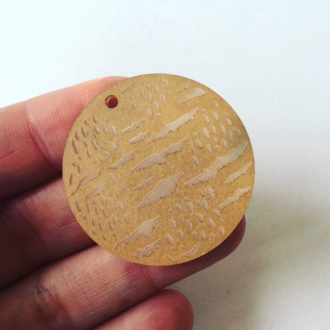 Crafty Cuts Laser Series 2: Etched 40mm  Disc for Paint Fill - 10 pce Pack