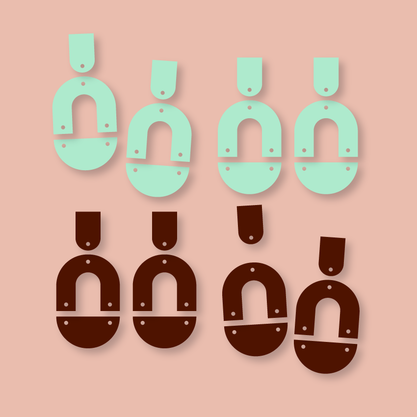 Crafty Cuts Laser Shape Maker Duo # 2- 4 Pair set