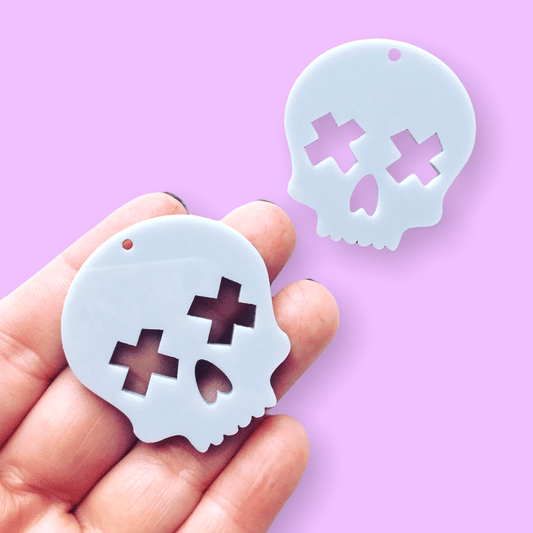 Crafty Cuts Laser ©  Skullies Charms - 2 Pair