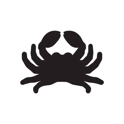 Crafty Cuts Laser Small Crab - Mini Cabochons - 10 Pairs