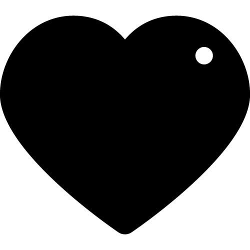 Crafty Cuts Laser Small Heart Charms - 3 sizes