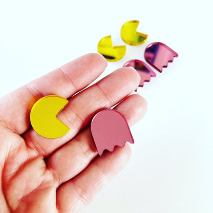Crafty Cuts Laser Small Retro Gamer Charms Duo: 6 Pairs