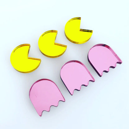 Crafty Cuts Laser Small Retro Gamer Charms Duo: 6 Pairs