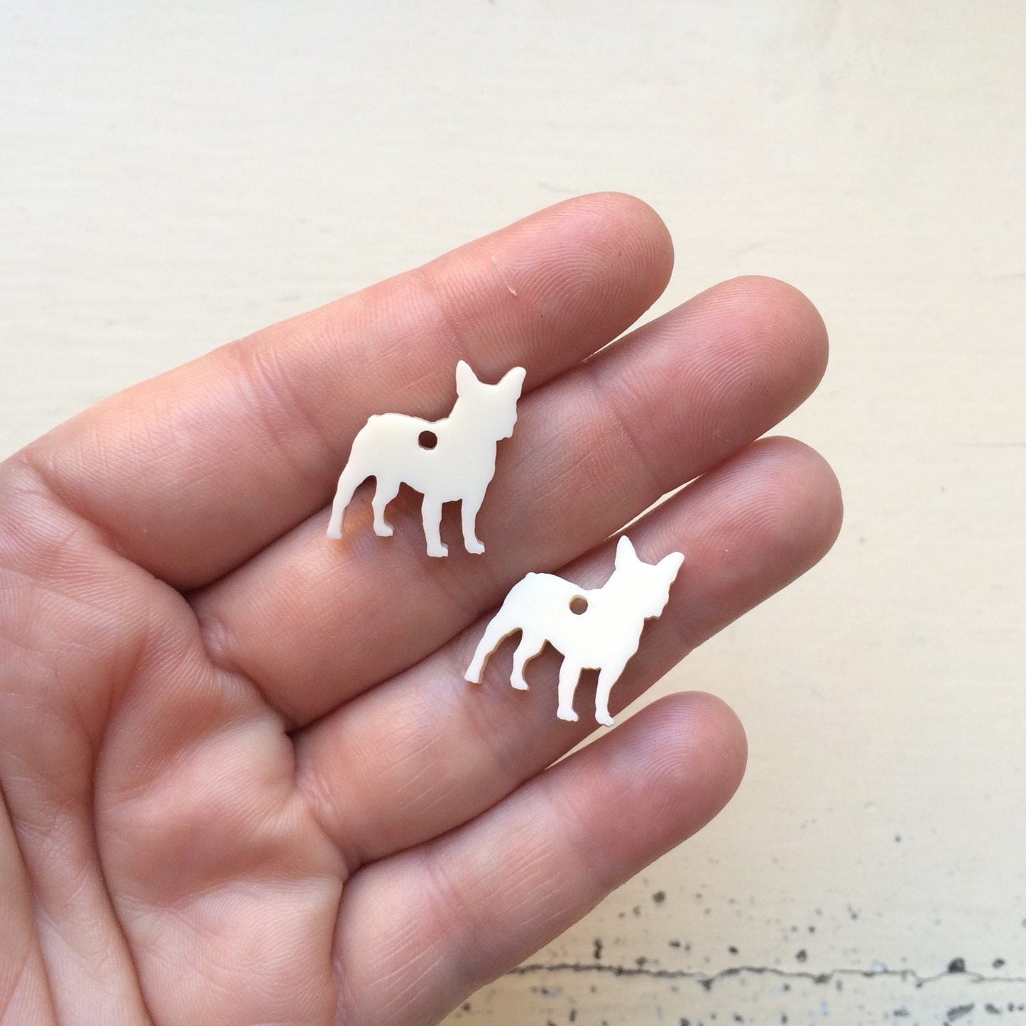 Crafty Cuts Laser Small_shapes Frenchie French - 5 Pairs