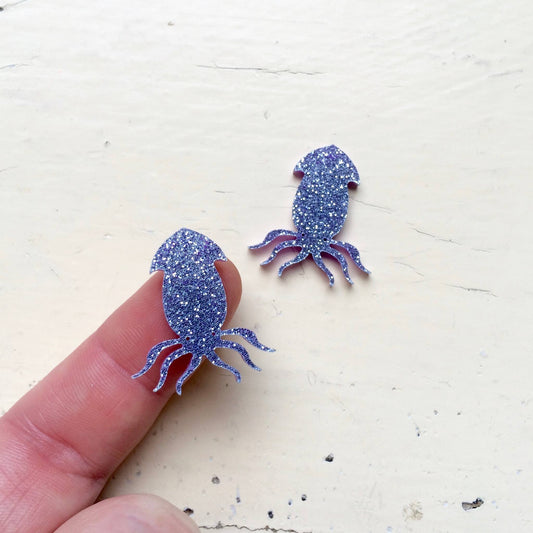 Crafty Cuts Laser Small Squid - Mini Cabochons - 10 Pairs