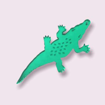 Crafty Cuts Laser Snappy Alligator Charms - 75mm Tall - 2 Pair