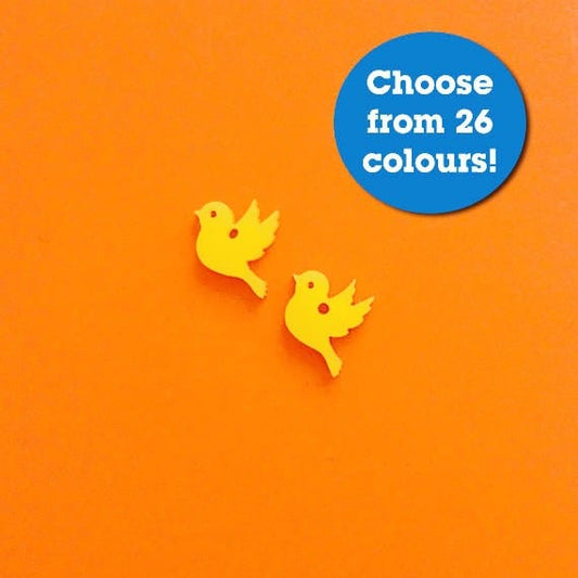 Crafty Cuts Laser Sparrow Charms - 5 Pairs