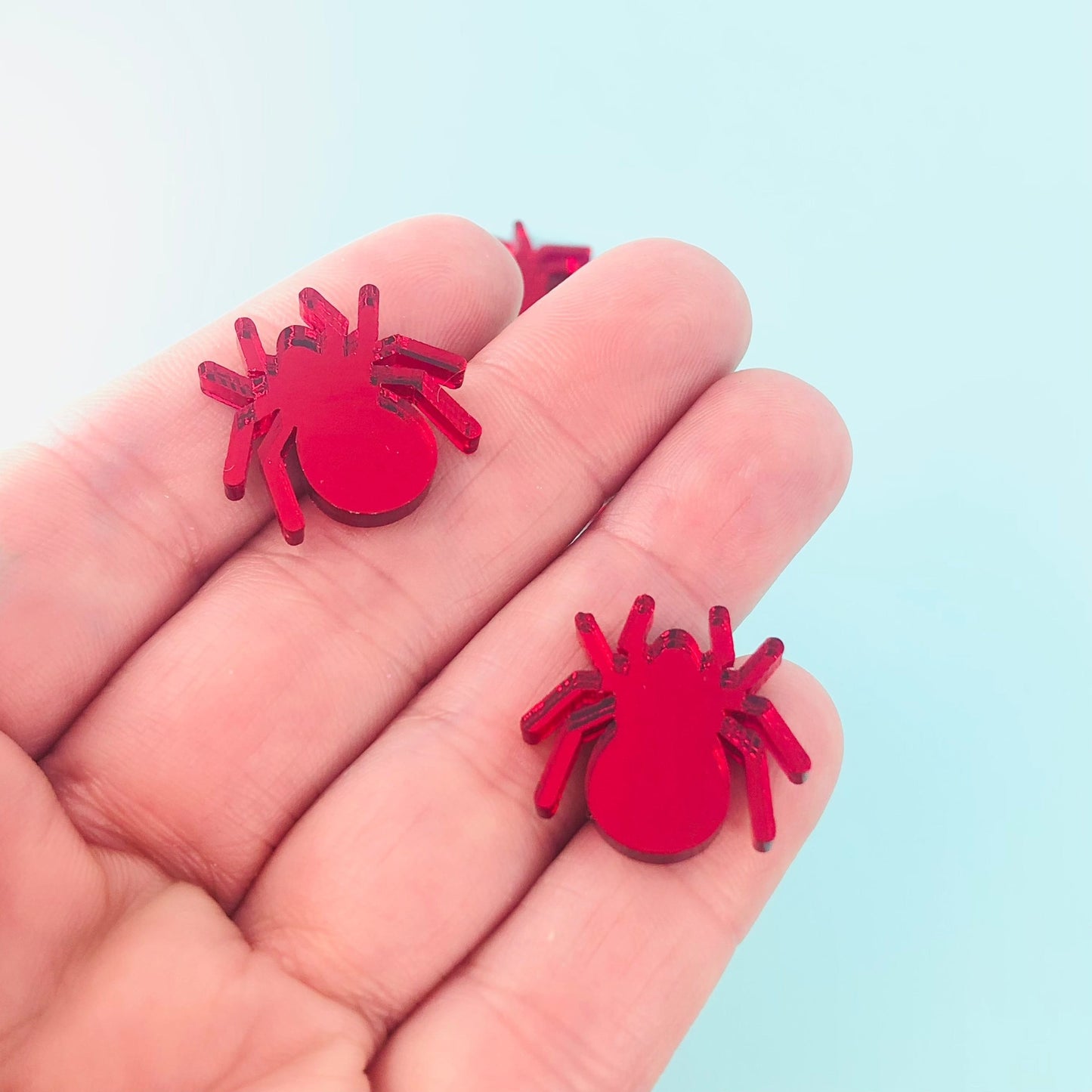 Crafty Cuts Laser Spider Charms - 6 Pair Set