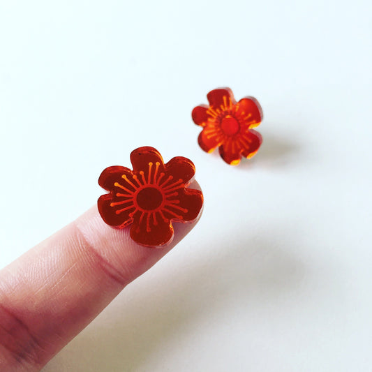 Crafty Cuts Laser © Spring Blossom Cabochons - 6 Pairs