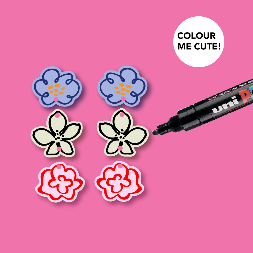 Crafty Cuts Laser Spring Fling - Totem - 3 Pair Set