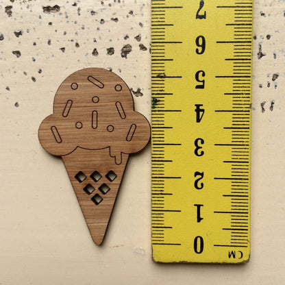 Crafty Cuts Laser Sprinkles Ice-cream Cone Duo -Two Pair Set