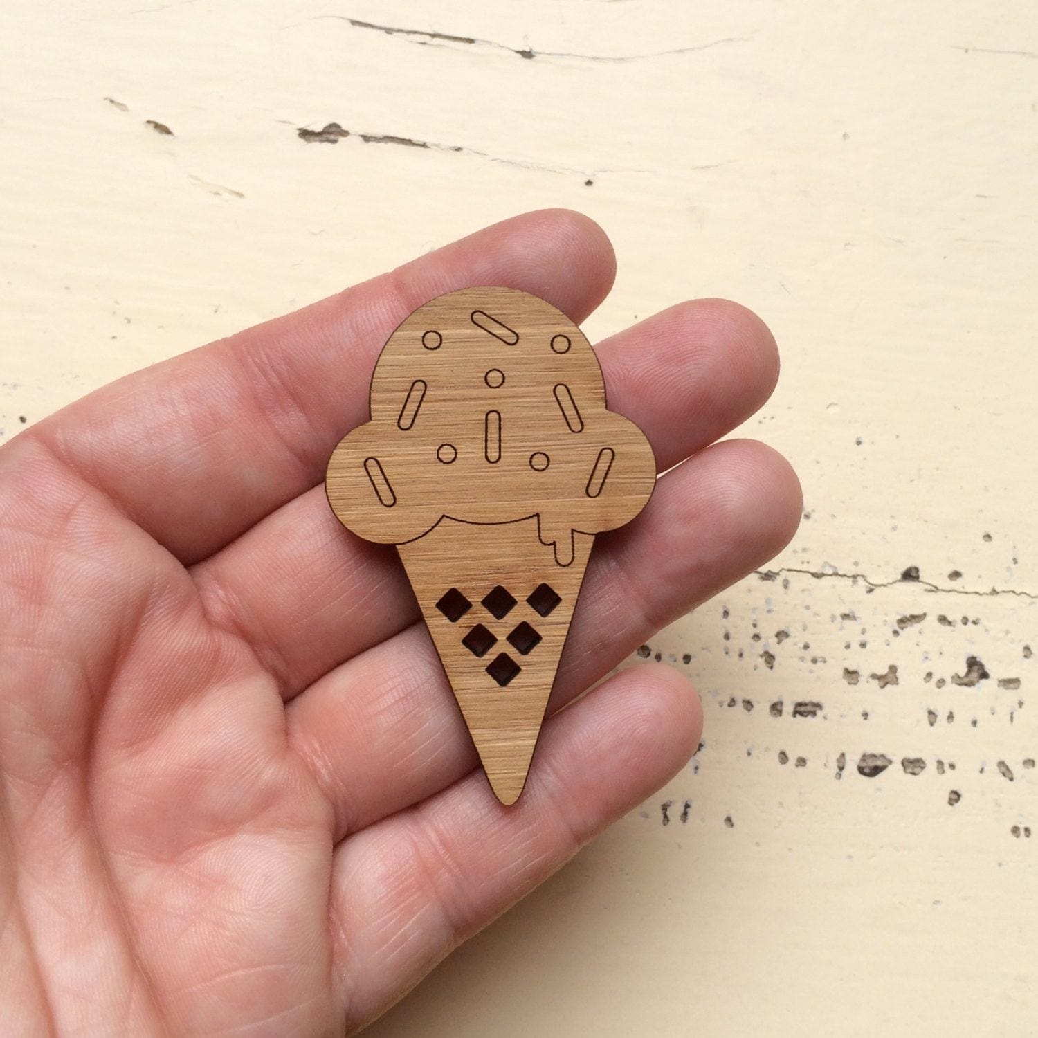 Crafty Cuts Laser Sprinkles Ice-cream Cone Duo -Two Pair Set