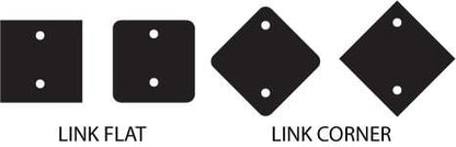 Crafty Cuts Laser Square Cabochons - 2 Pair