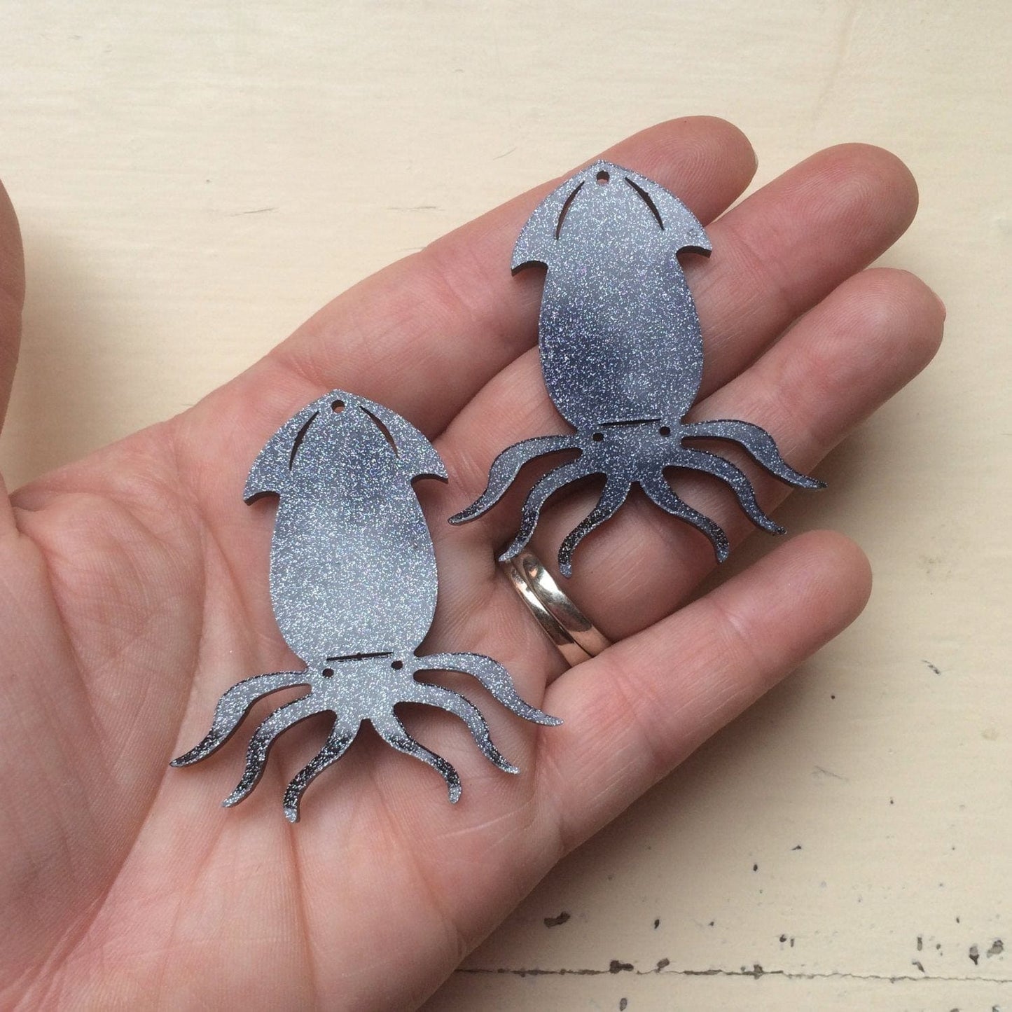 Crafty Cuts Laser Squid Dangles - 2 Pair