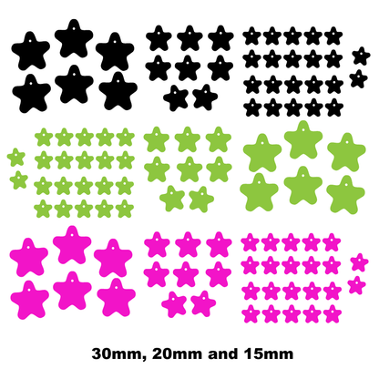 Crafty Cuts Laser Star Assortment - Triple Treat Set!