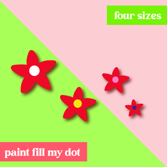 Crafty Cuts Laser Star Bloom Duo - Mixed Colour Set