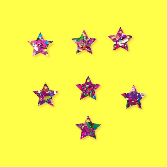 Crafty Cuts Laser Star Charms -  choose from 5 sizes