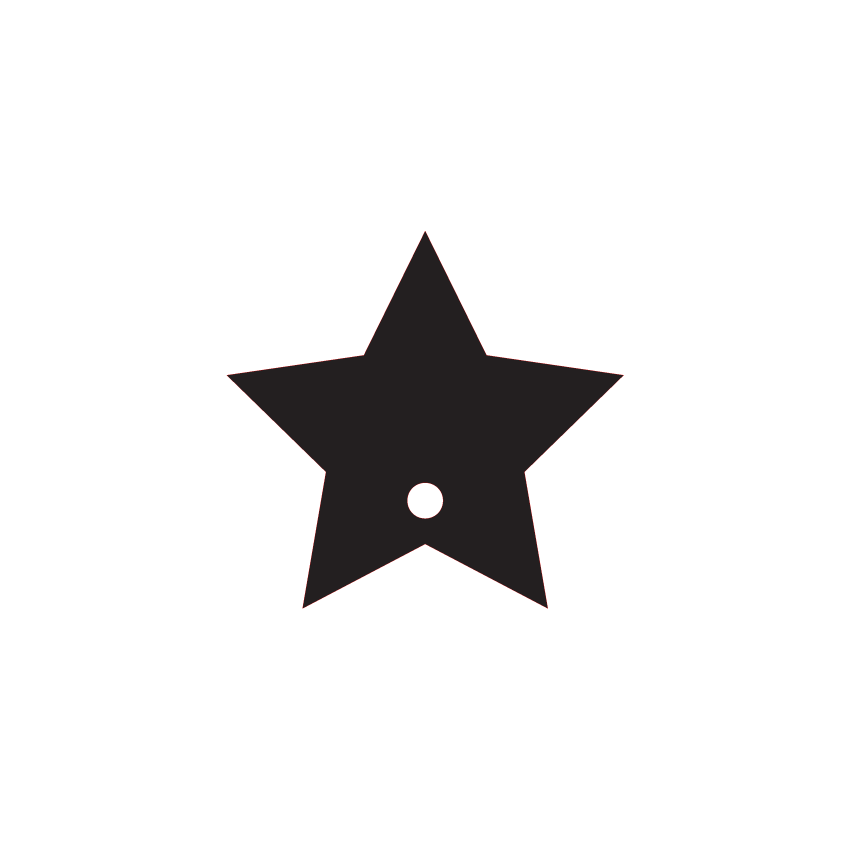 Crafty Cuts Laser Star Charms -  choose from 5 sizes