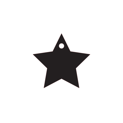 Crafty Cuts Laser Star Charms -  choose from 5 sizes