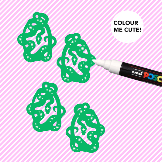 Crafty Cuts Laser Starry Snake Charmer - 4 Pair set