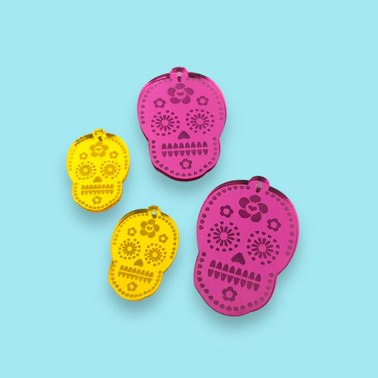 Crafty Cuts Laser © Sugar Skull - 2 Pairs - 2 sizes