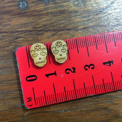 Crafty Cuts Laser Sugar Skull Cabochons - 10 Pairs