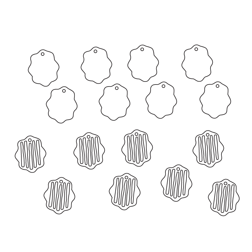 Crafty Cuts Laser  Summa Stripe Duo Set