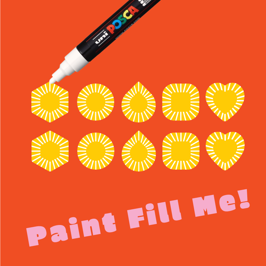 Crafty Cuts Laser Sunray Charms - 5 designs - 2 Sizes