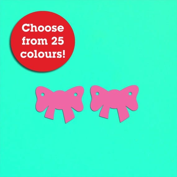 Crafty Cuts Laser Sweet Bow Charms - 5 Pairs