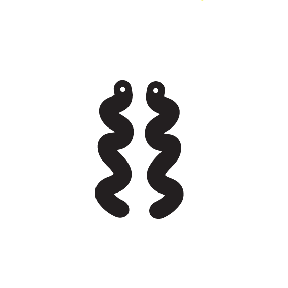 Crafty Cuts Laser © Swizzle Sticks Trio - 3 pair Set