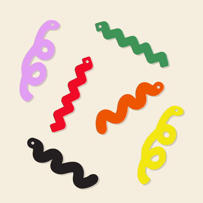 Crafty Cuts Laser © Swizzle Sticks Trio - 3 pair Set