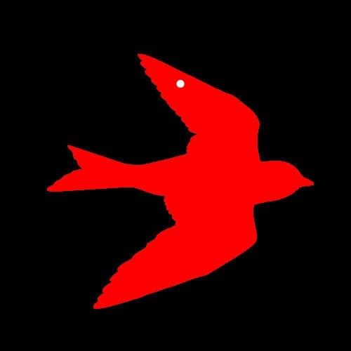 Crafty Cuts Laser Swooping Swallow One Pair