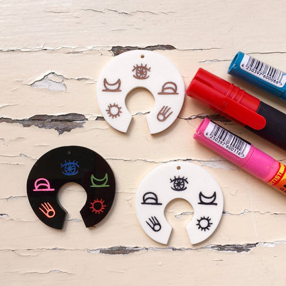 Crafty Cuts Laser © Talisman Goddess  - Two Pairs