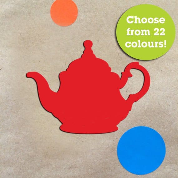 Crafty Cuts Laser Teapot  ONE Pair