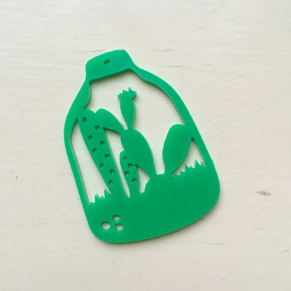 Crafty Cuts Laser © Terrarium Pendant - PAIR